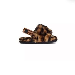 Toddler UGG Slides- Leopard Print